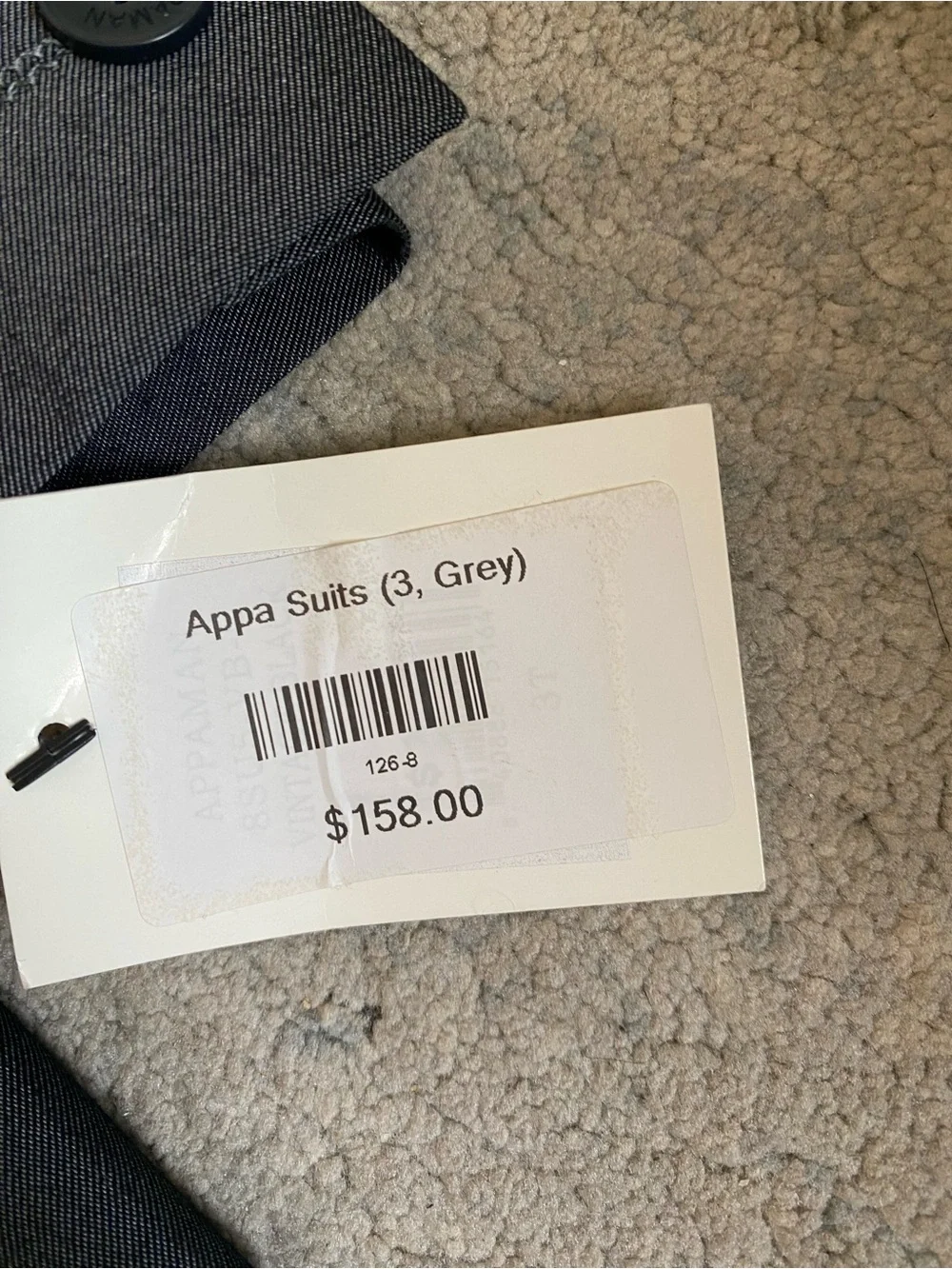 NWT Dark Gray Two-Button Blazer Sz 3T